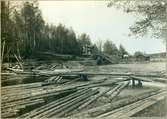 Virå station. Stavsjö Järnväg, någon gång mellan åren 1903 och 1939.