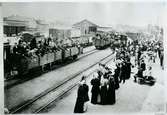 Trupptransport från Visby, den 5 augusti 1914.