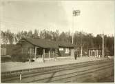 Åsby station Köping - Uttersberg - Riddarhyttans Järnväg, KURJ.