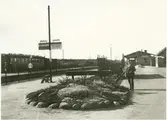 Nyöppning av Ängelholm station, den 30:e maj 1930.