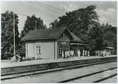 Ärla järnvägsstation, ca år 1950.