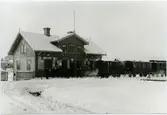 Söderköpings station. Vikbolandsbanan, VB.