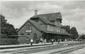 Sölvesborgs station. Sölvesborg-Kristianstads Järnväg, SCJ.