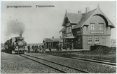 Skara - Timmersdala Järnväg, STJ. Timmersdala station.