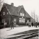 Hallstavik station.