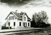 Hofva station. Västergötland - Göteborgs Järnväg, VGJ.