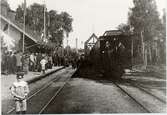 Klavreström station vid invigningen.