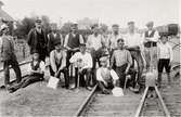 Banarbetarlaget i Ljungbyhed 1910.