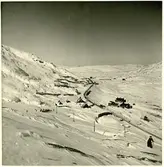 Vy vid Riksgränsen på Påskdagen 1936