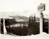 Gränsen mellan Sverige och Norge.