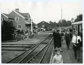 Sista persontåget på sträckan Sälen-Särna vid Särna station.