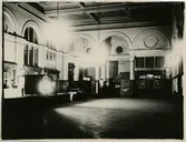 Stockholm Central biljetthallen växling av utländska mynt.