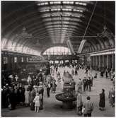 Stockholms central, stora hallen.