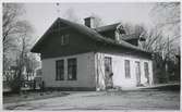 Stationshuset i Vadstena på 1870-talet.