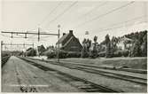 Vykort över Vagnhärad Station.