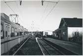 Stationen öppnad 1879. Fram till 1891 namnet var Nordanö. Ombyggd i mitten av 1930-talet. Förstatligades 1945. Järnvägen elektrifierades 1956.