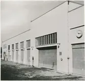 Verkstad vid Visby hamn station.