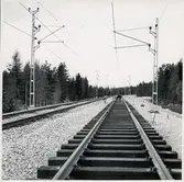 Dubbelspårsbygge på Linje mellan Ånge-Ramsjö.