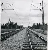 Dubbelspårsbygge på Linje mellan Ånge-Ramsjö.