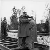 Dubbelspårsbygge på Linje mellan Ånge-Ramsjö.