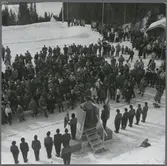 Åre linbana invigning 1952.