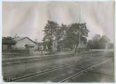 Älvsjö stationshus före ombyggnaden 1917.