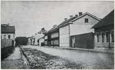 Örebro, Kungsgatan norrut från Rudbecksgatan.