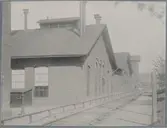 Fasad av maskinverkstaden i Östersund.