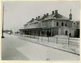 Östersunds station 1921. Statens Järnvägar, SJ.