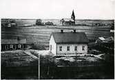 Utsikt mot Töreboda kyrka.