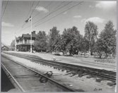 Gällivare
Tvåvånings stationshus av timmer, byggt av SJ. Arkitekt Folke Zettervall.