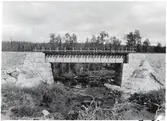Bro över Stångträskbäcken på linjen mellan Vilhelmina och Storuman.