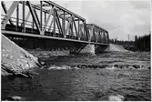 Bro över Pite älv mellan Trollforsen - Iggejaur.