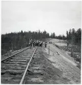 Järnvägsbygget vid Skabramjokk.