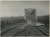 Järnvägsbron över Stora Luleälven.
