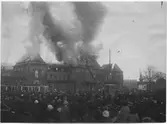Branden på stationshuset i Göteborg.
