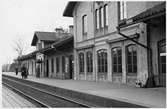 Kristinehamn station inför elektrifieringen.