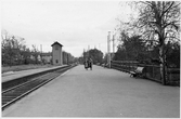 Kristinehamn station inför elektrifieringen.