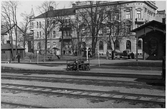 Del av bangården vid Arvika station inför elektrifieringen.