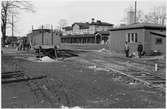 Arvika station inför elektrifieringen.