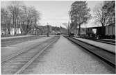 Arvika station inför elektrifieringen.