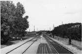 Bangården vid Gropen station.