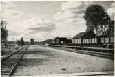 Bangården vid Karsjö station.