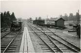 Bangården vid Hälsingenybo station.