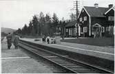 Grötingens station på linjen mellan Bräcke och Ragunda.