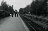 Inför elektrifieringen av Östersunds station.