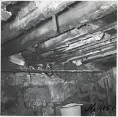 Interiörbild inifrån driftverkstaden Boden efter branden.