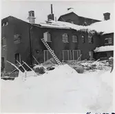 Driftverkstaden i Boden efter branden.