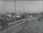 Bangården vid Bräkne-Hoby station.