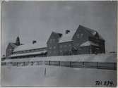 Stationshuset i Haparanda vintern 1921.